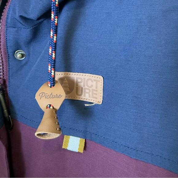 Picture Organic Kate Ski Snowboard Jacket Purple Women’s Size Large - Picture 8 of 16